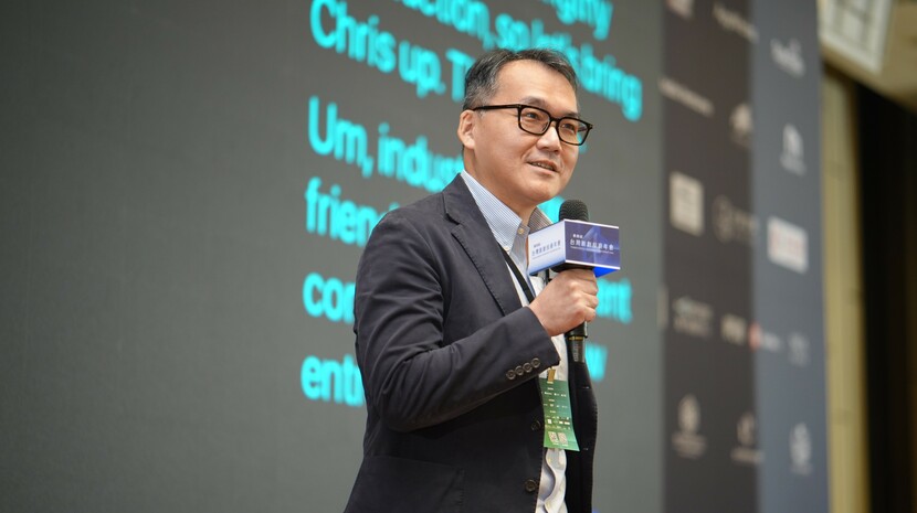 UMC Capital 宏誠創投總經理彭志強分享企業創投的風險配置觀點，探討當前投資環境對高風險項目投入的影響。