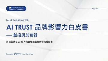 《AI TRUST 品牌影響力白皮書》對手早已不是同業？給「創投與加速器」的 AI 競爭新規則