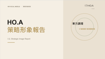 HO.A｜以消費者研究釐清保養品牌定位與信任建立順序 