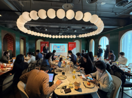 Aurotek executives discussing Physical AI and AI robotics integration at a 2026 media roundtable; people and image rights to be confirmed