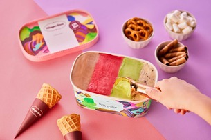 Haagen-Dazs 哈根達斯 2023新品「門市家庭號」極致混搭 公關操作 
